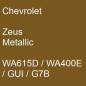 Preview: Chevrolet, Zeus Metallic, WA615D / WA400E / GUI / G7B.
